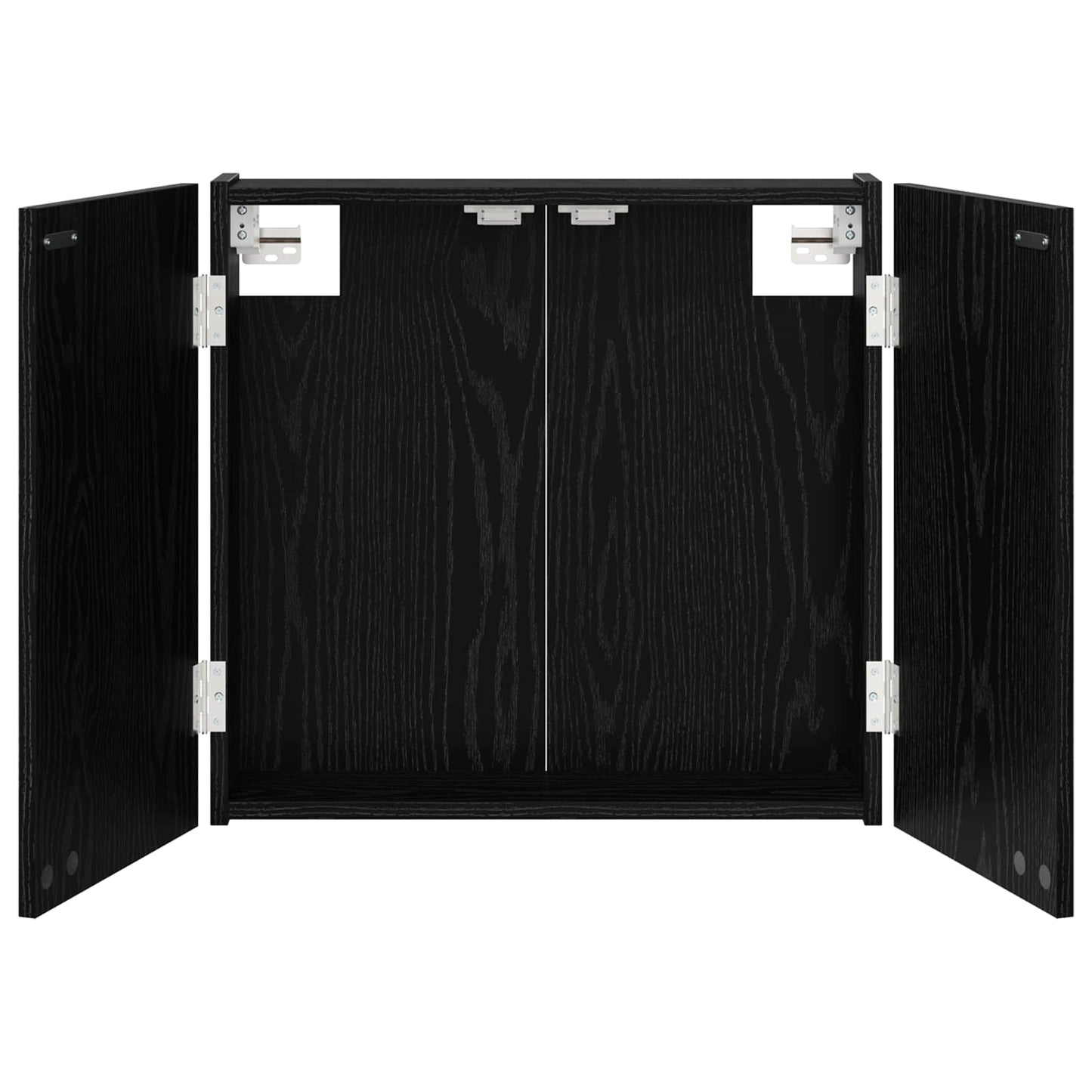 Dartboard Cabinet Black Oak 56 x 12 x 53.5 cm Engineered Wood