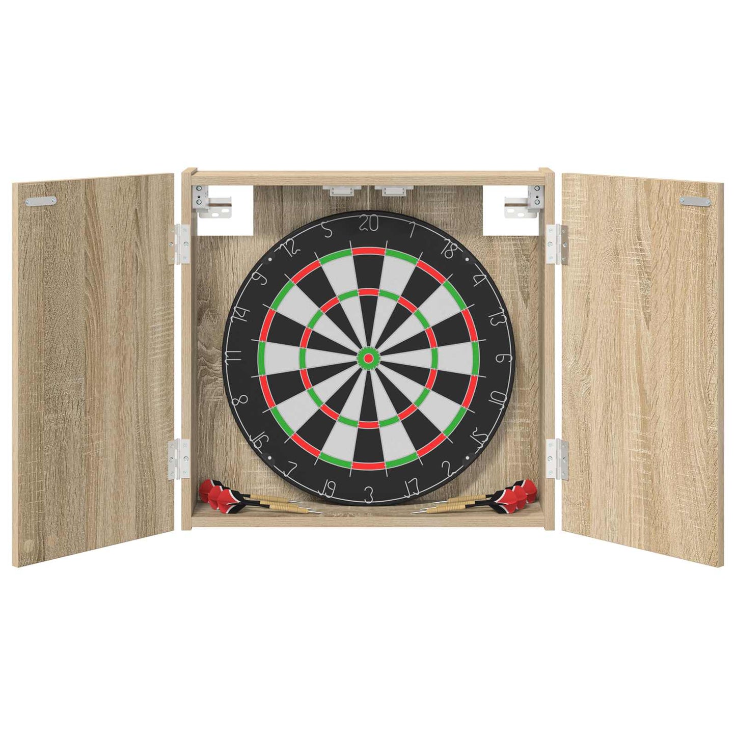 Dartboard Cabinet Sonoma Oak 56 x 12 x 53.5 cm Engineered Wood