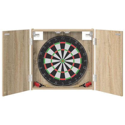 Dartboard Cabinet Sonoma Oak 56 x 12 x 53.5 cm Engineered Wood