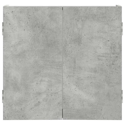 Dartboard Cabinet Concrete Grey 56 x 12 x 53.5 cm
