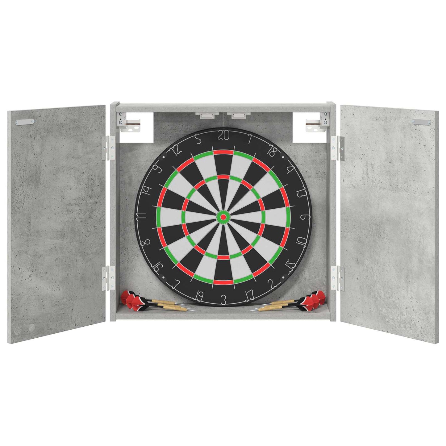 Dartboard Cabinet Concrete Grey 56 x 12 x 53.5 cm