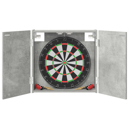 Dartboard Cabinet Concrete Grey 56 x 12 x 53.5 cm