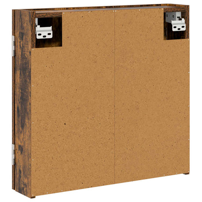 Dartboard Cabinet Smoked Oak 56 x 12 x 53.5 cm Engineered Wood