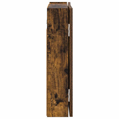 Dartboard Cabinet Smoked Oak 56 x 12 x 53.5 cm Engineered Wood