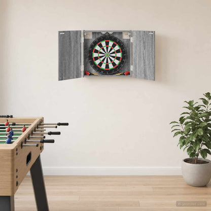 Dartboard Cabinet Grey Sonoma 56 x 12 x 53.5 cm Engineered Wood