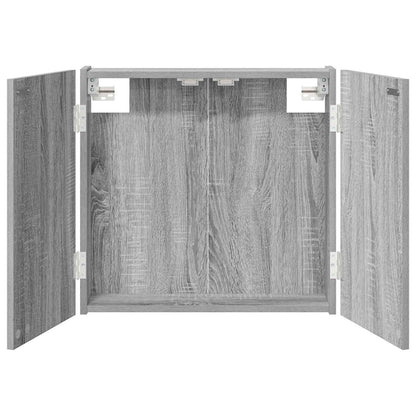 Dartboard Cabinet Grey Sonoma 56 x 12 x 53.5 cm Engineered Wood