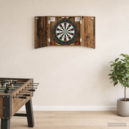 Dartboard Cabinet Old Wood 56 x 12 x 53.5 cm Engineered Wood