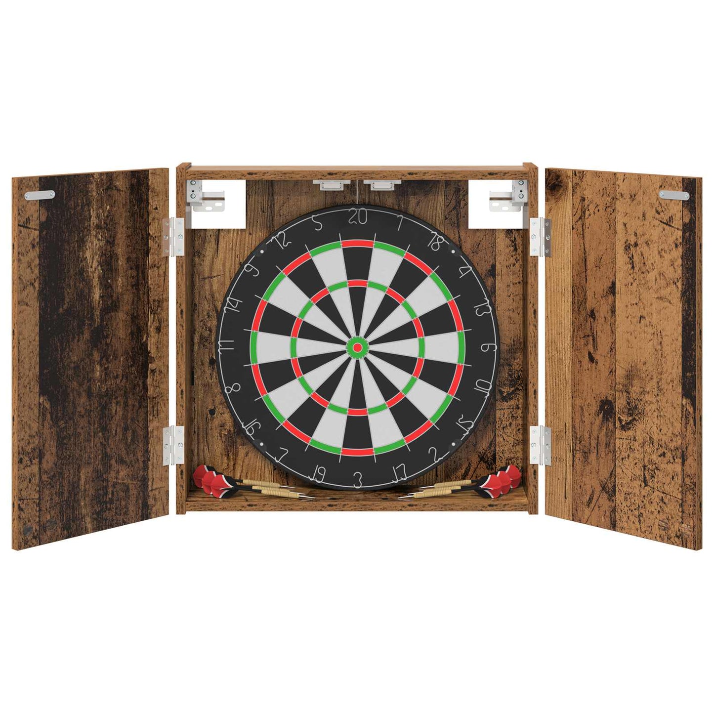 Dartboard Cabinet Old Wood 56 x 12 x 53.5 cm Engineered Wood