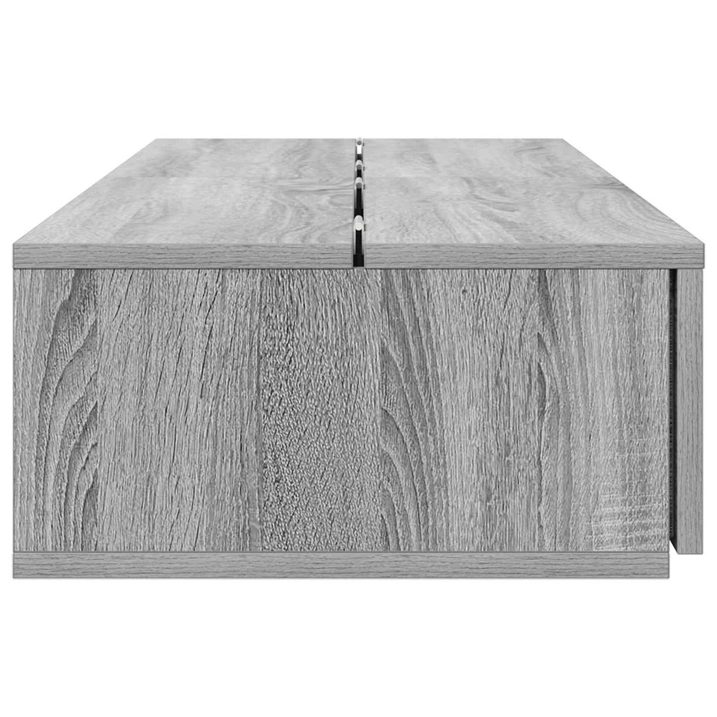 Studio Desk Grey Sonoma 152 x 40 x 19.5 cm Engineered Wood