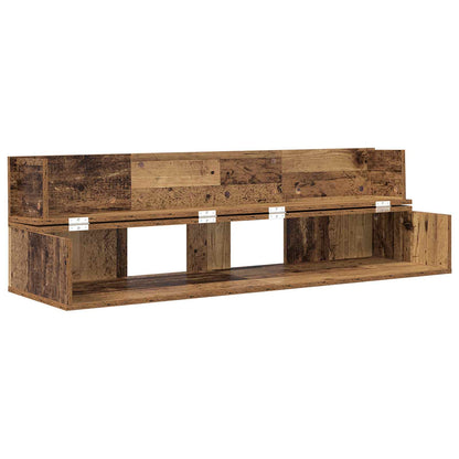 Studio Desk Old Wood 152 x 40 x 19.5 cm Engineered Wood