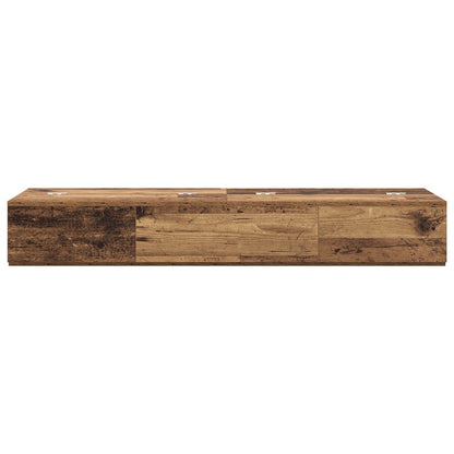 Studio Desk Old Wood 152 x 40 x 19.5 cm Engineered Wood