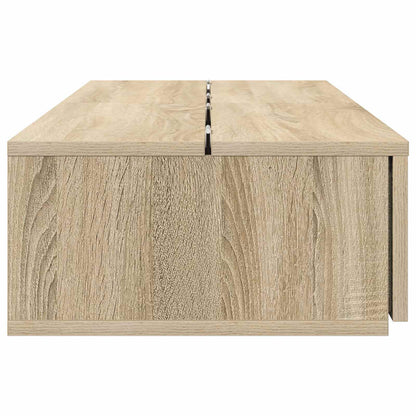 Studio Desk Sonoma Oak 130 x 40 x 19.5 cm Engineered Wood