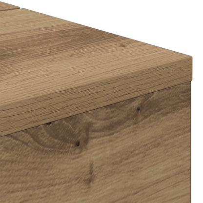Studio Desk Artisan Oak 130 x 40 x 19.5 cm Engineered Wood