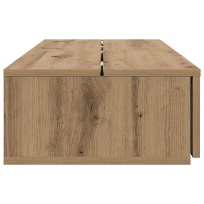 Studio Desk Artisan Oak 130 x 40 x 19.5 cm Engineered Wood