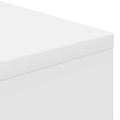 Studio Desk White 110 x 40 x 19.5 cm Engineered Wood