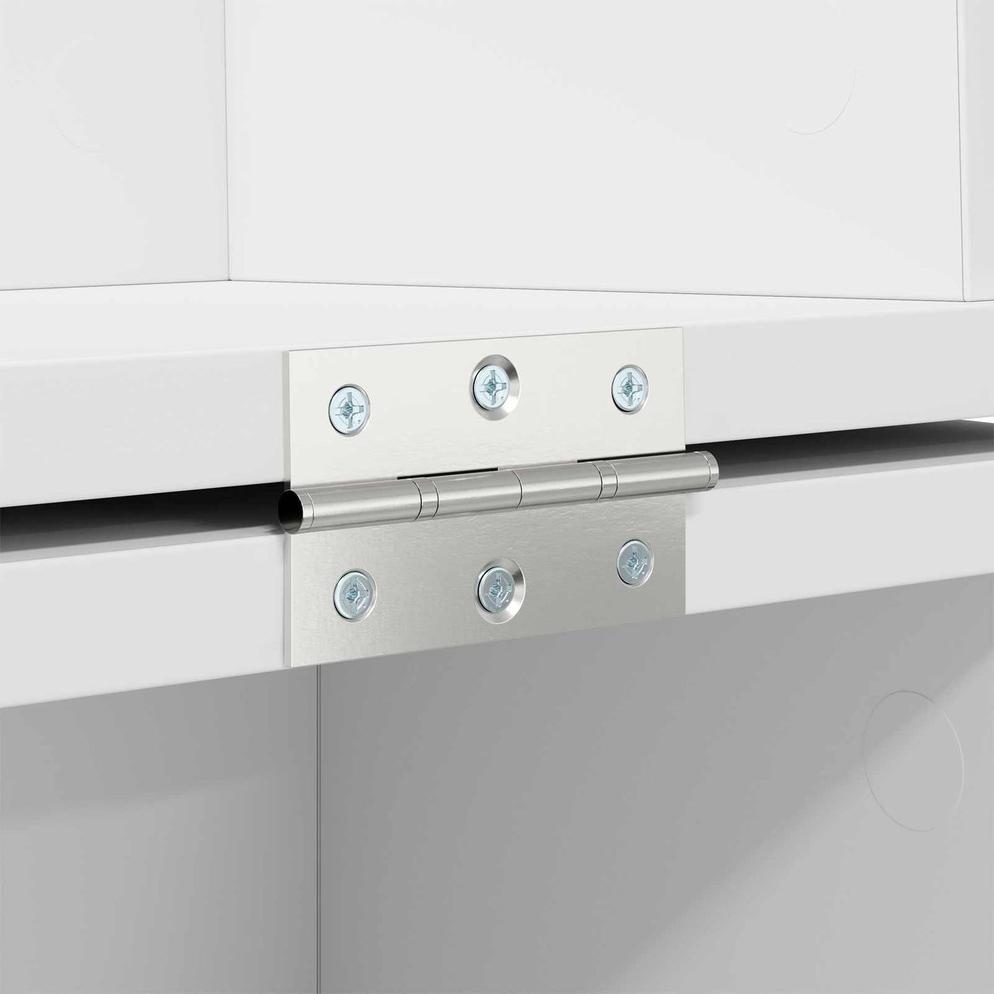 Studio Desk White 110 x 40 x 19.5 cm Engineered Wood