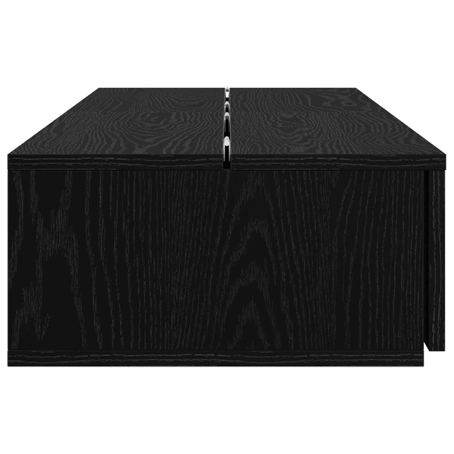 Studio Desk Black Oak 110 x 40 x 19.5 cm Engineered Wood