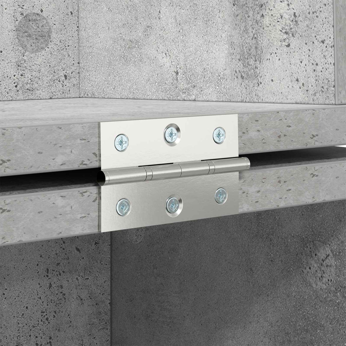 Studio Desk Concrete Grey 110 x 40 x 19.5 cm Engineered Wood