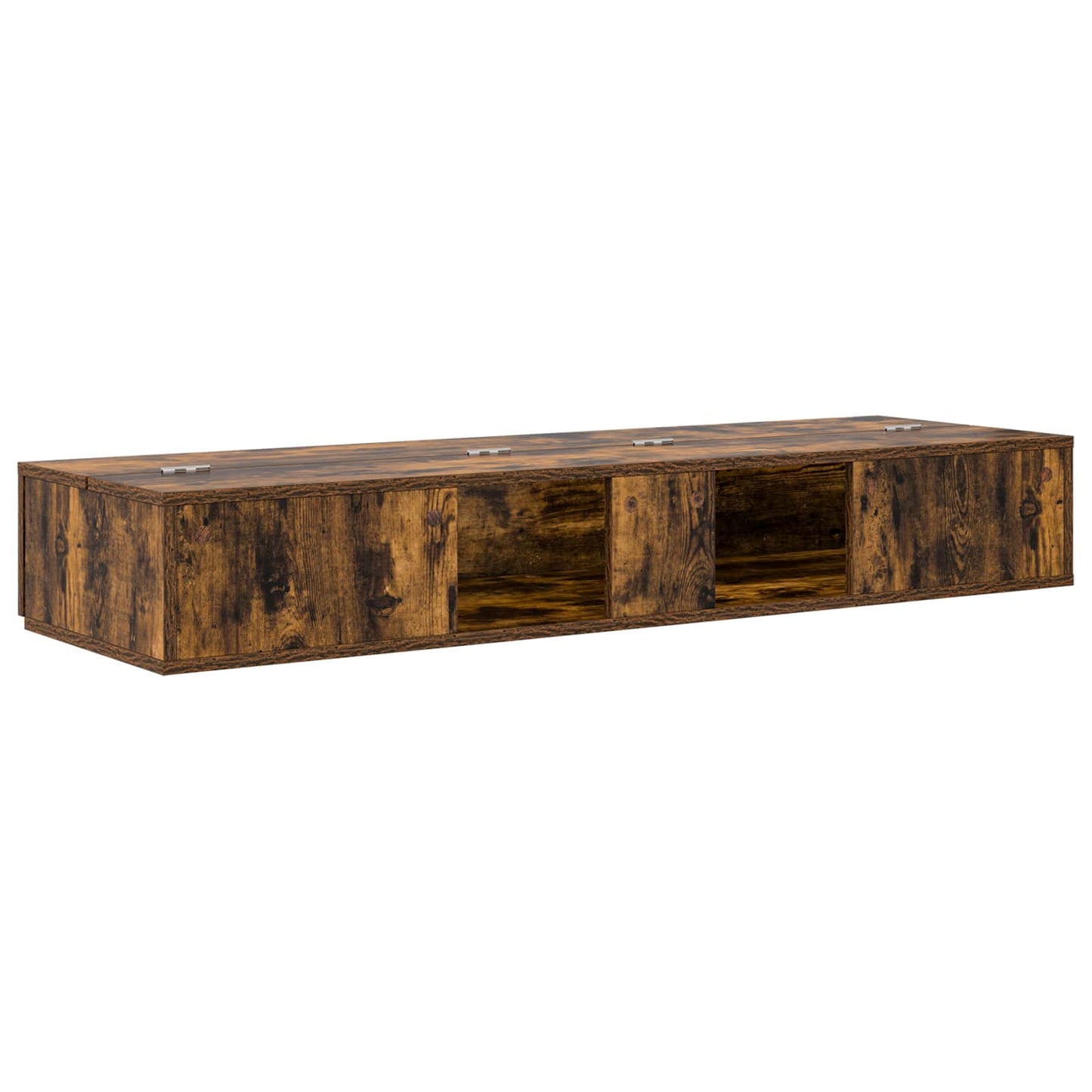 Studio Desk Smoked Oak 110 x 40 x 19.5 cm Engineered Wood