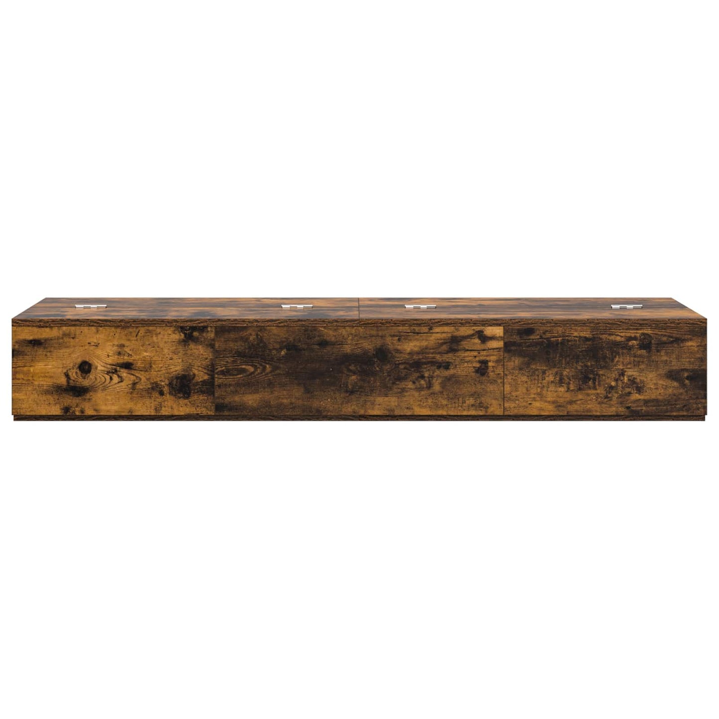 Studio Desk Smoked Oak 110 x 40 x 19.5 cm Engineered Wood