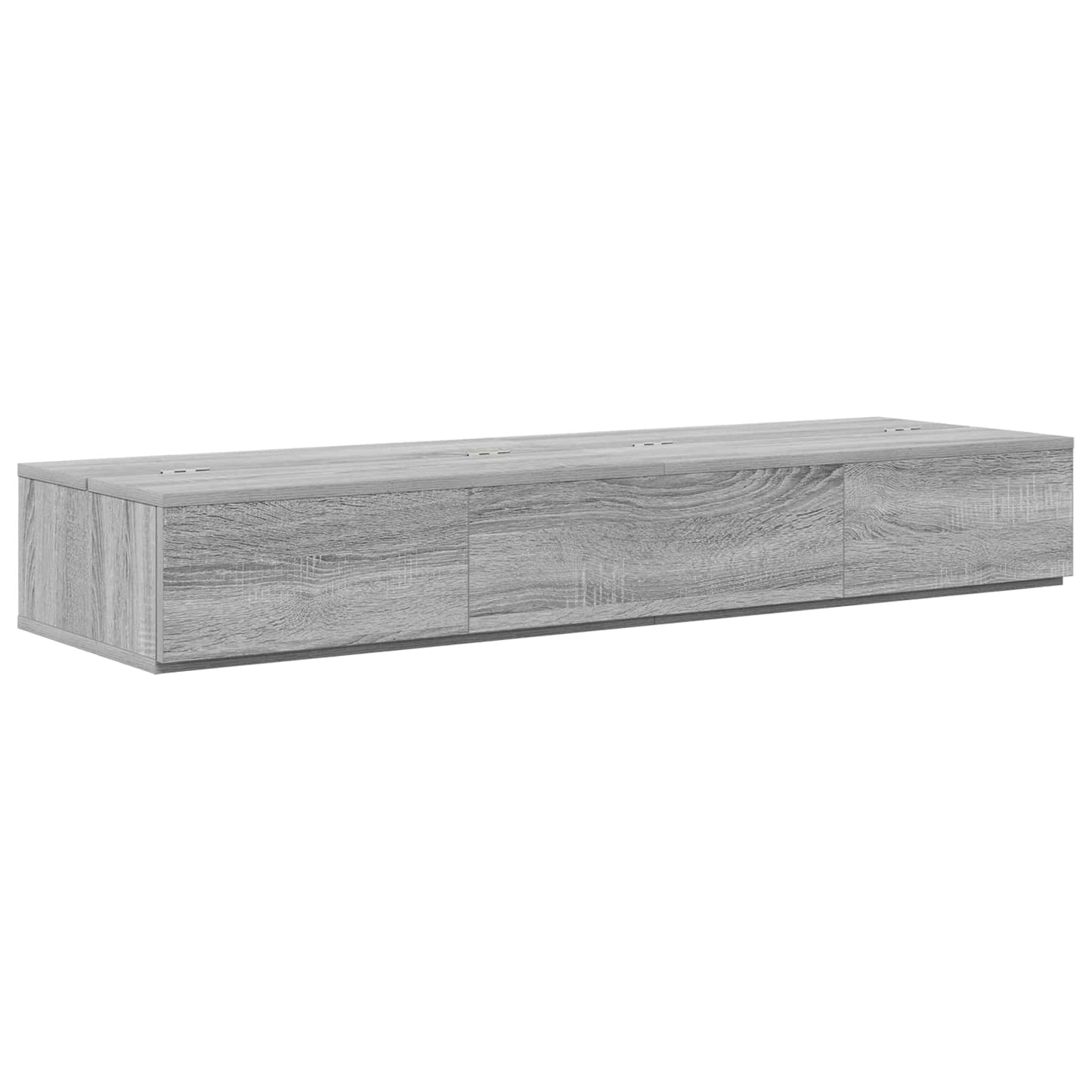 Studio Desk Grey Sonoma 110 x 40 x 19.5 cm Engineered Wood