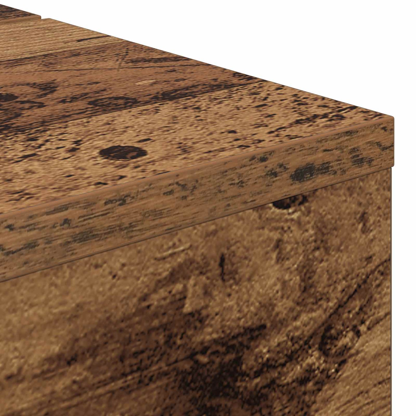 Studio Desk Old Wood 110 x 40 x 19.5 cm Engineered Wood