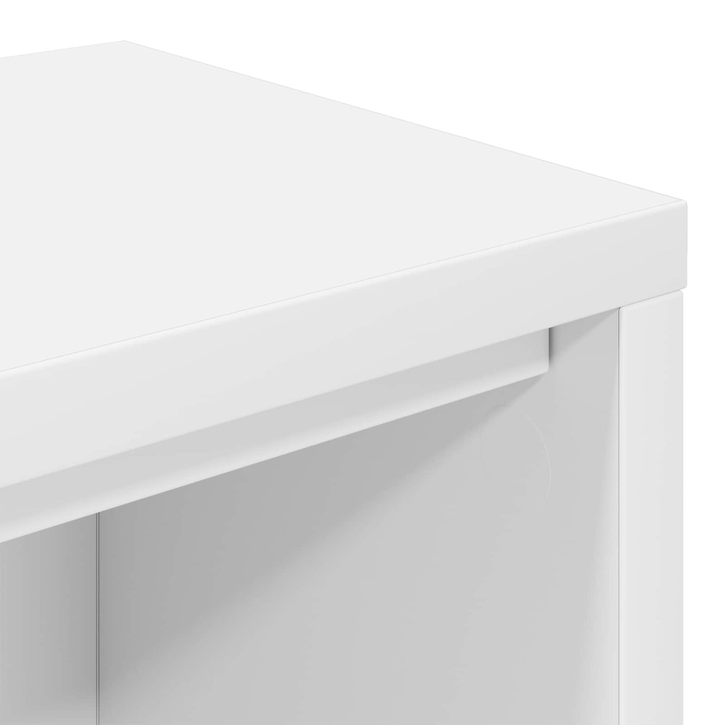Studio Desk White 152 x 36 x 19.5 cm Engineered Wood