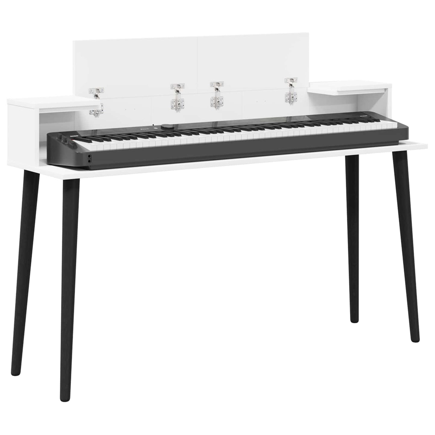 Studio Desk White 152 x 36 x 19.5 cm Engineered Wood