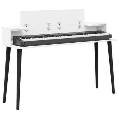 Studio Desk White 152 x 36 x 19.5 cm Engineered Wood