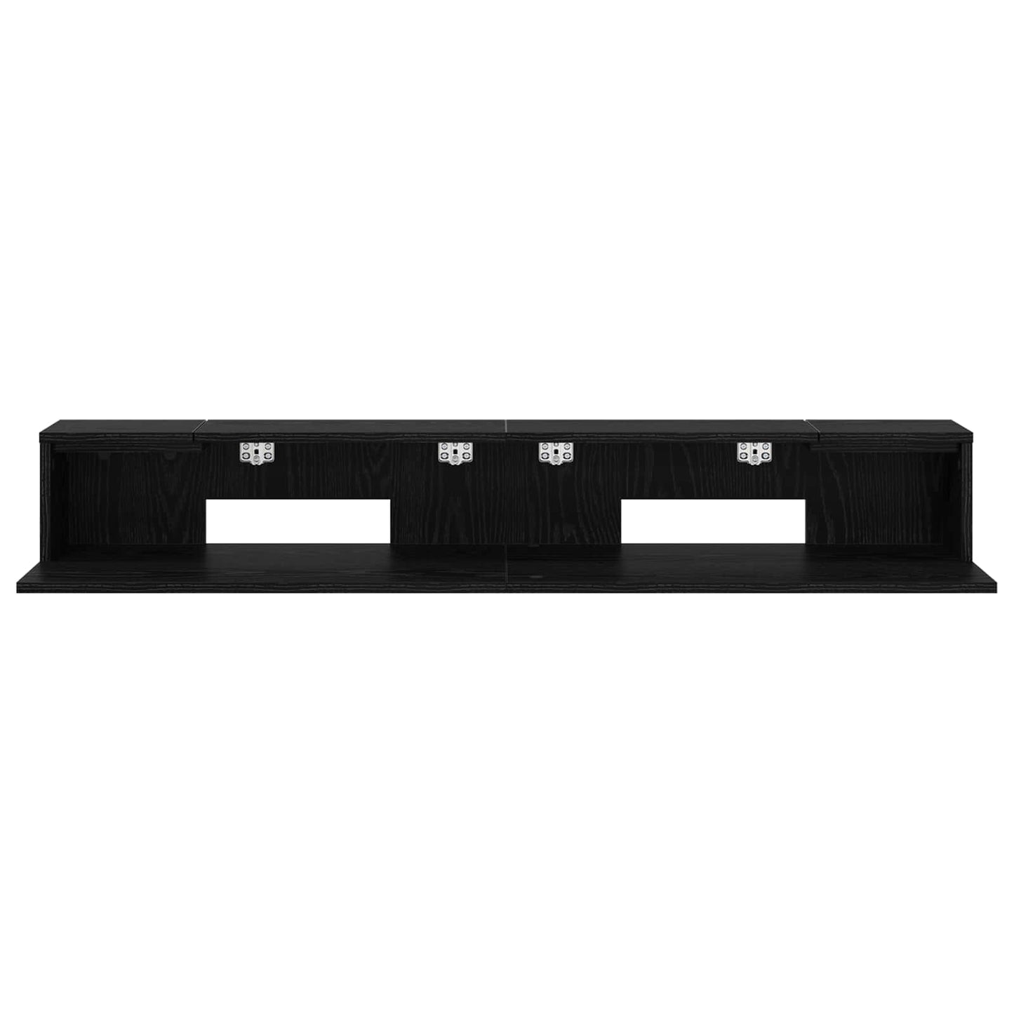 Studio Desk Black Oak 152 x 36 x 19.5 cm Engineered Wood