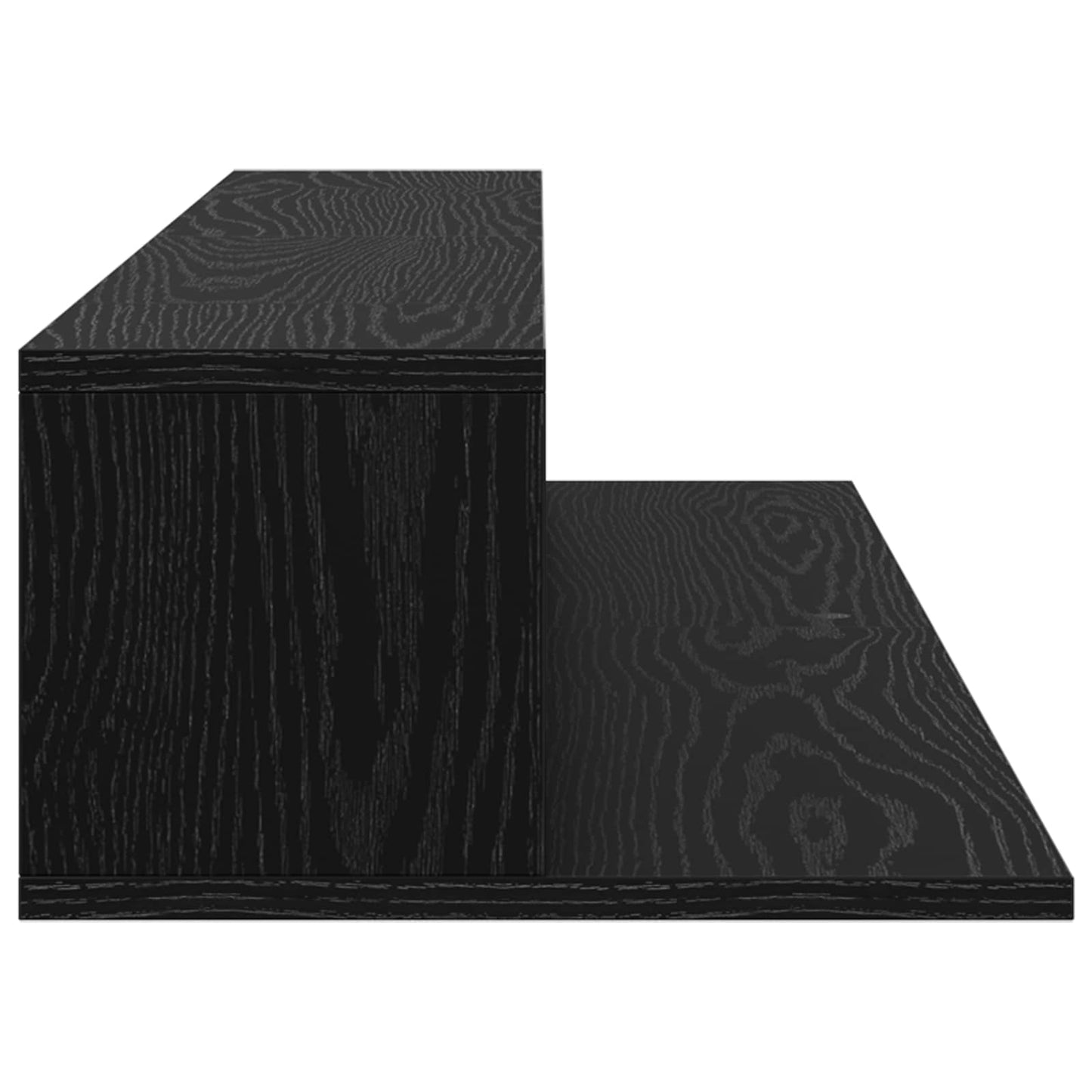 Studio Desk Black Oak 152 x 36 x 19.5 cm Engineered Wood