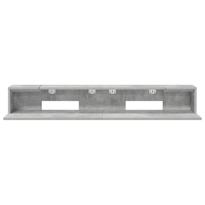 Studio Desk Concrete Grey 152 x 36 x 19.5 cm Engineered Wood