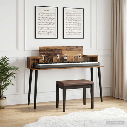 Studio Desk Old Wood 152 x 36 x 19.5 cm Engineered Wood