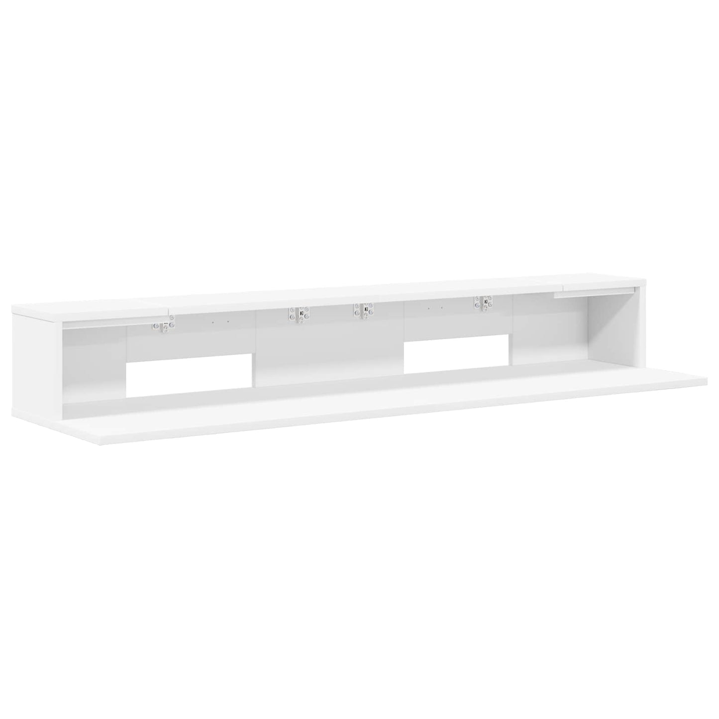 Studio Desk White 130 x 36 x 19.5 cm Engineered Wood