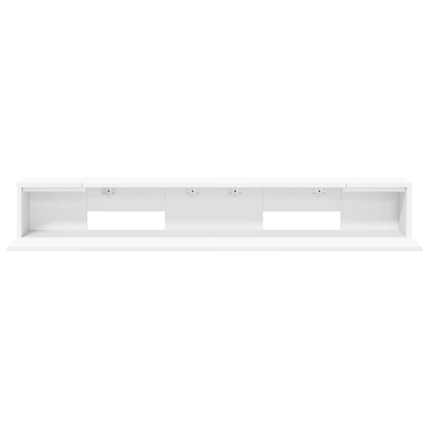Studio Desk White 130 x 36 x 19.5 cm Engineered Wood