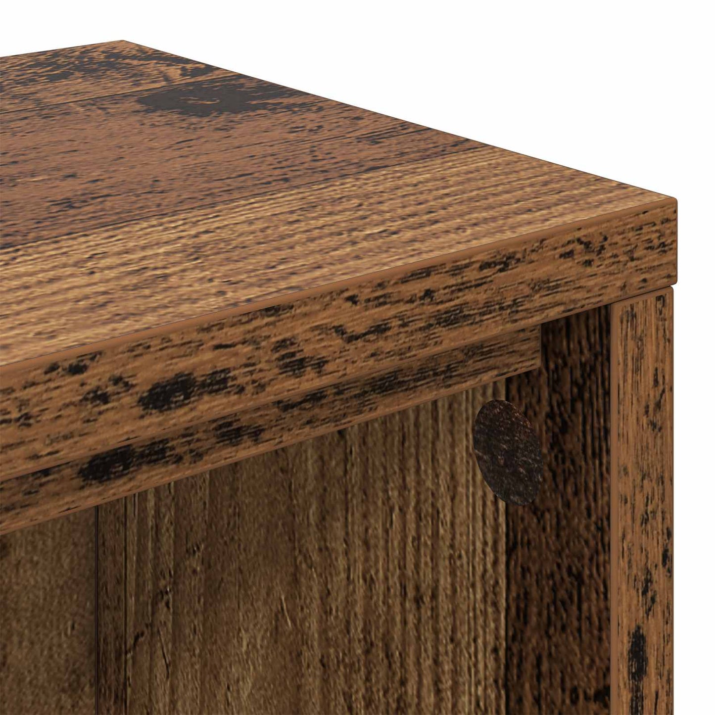 Studio Desk Old Wood 130 x 36 x 19.5 cm Engineered Wood