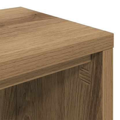 Studio Desk Artisan Oak 130 x 36 x 19.5 cm Engineered Wood