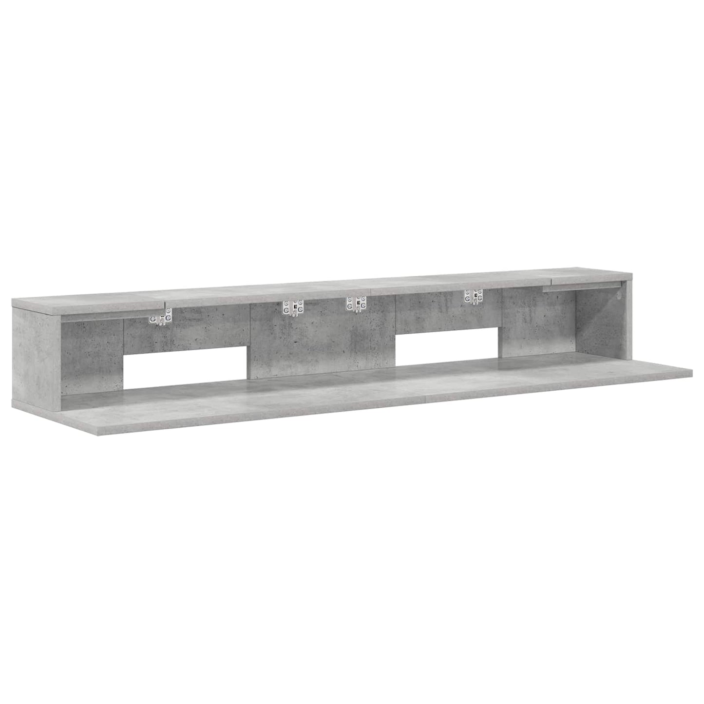 Studio Desk Concrete Grey 110 x 36 x 19.5 cm Engineered Wood