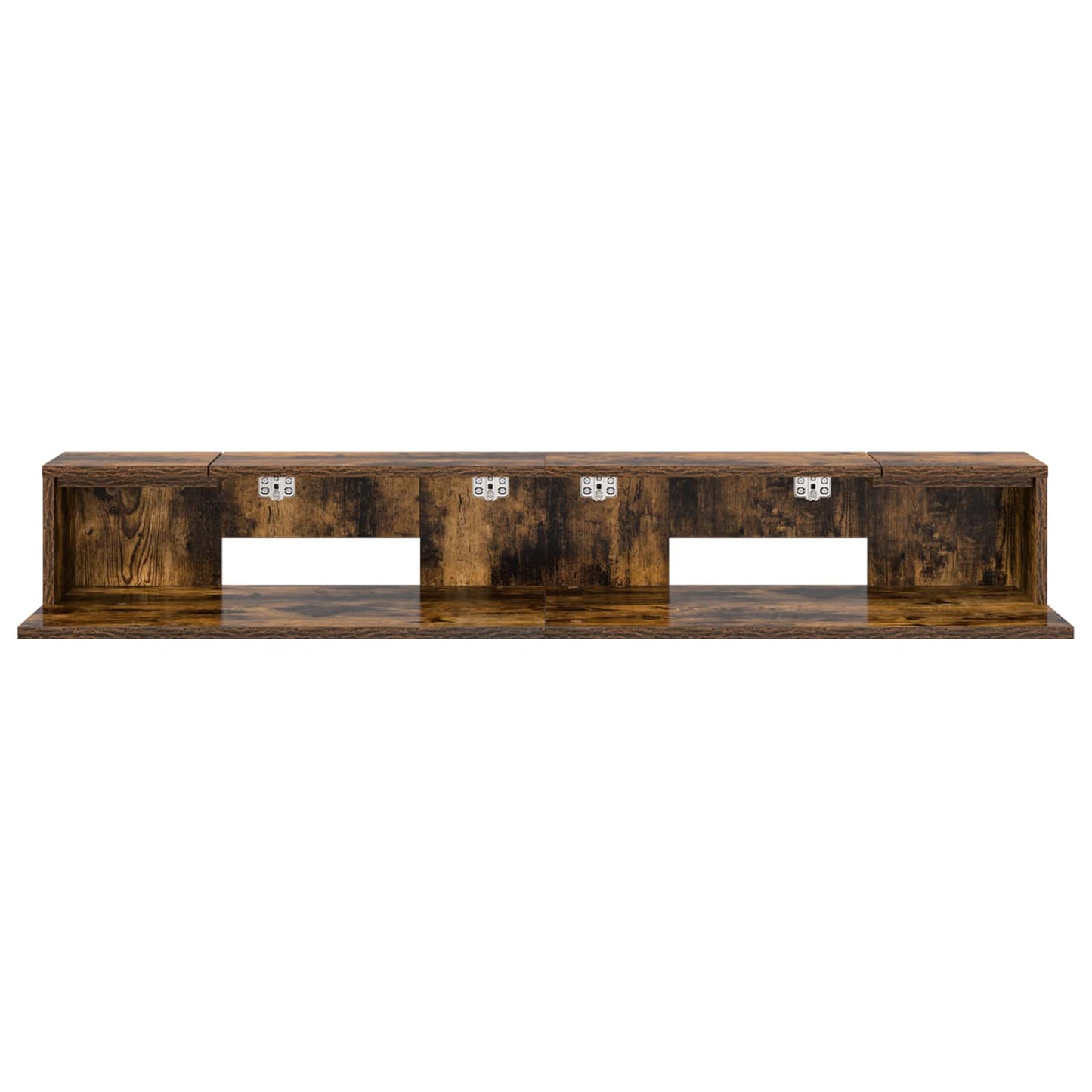 Studio Desk Smoked Oak 110 x 36 x 19.5 cm Engineered Wood