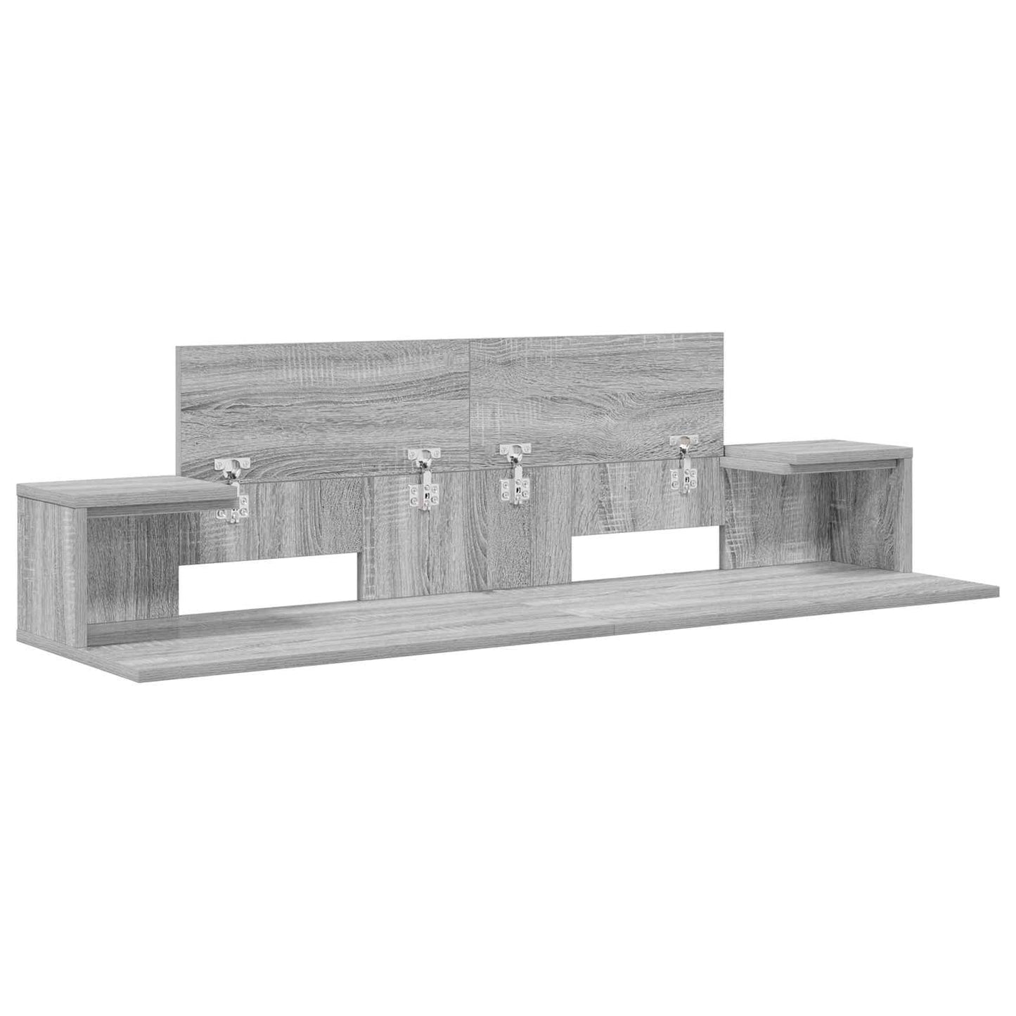 Studio Desk Grey Sonoma 110 x 36 x 19.5 cm Engineered Wood