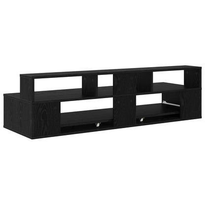 Studio Desk Black Oak 152 x 42.5 x 36 cm Engineered Wood