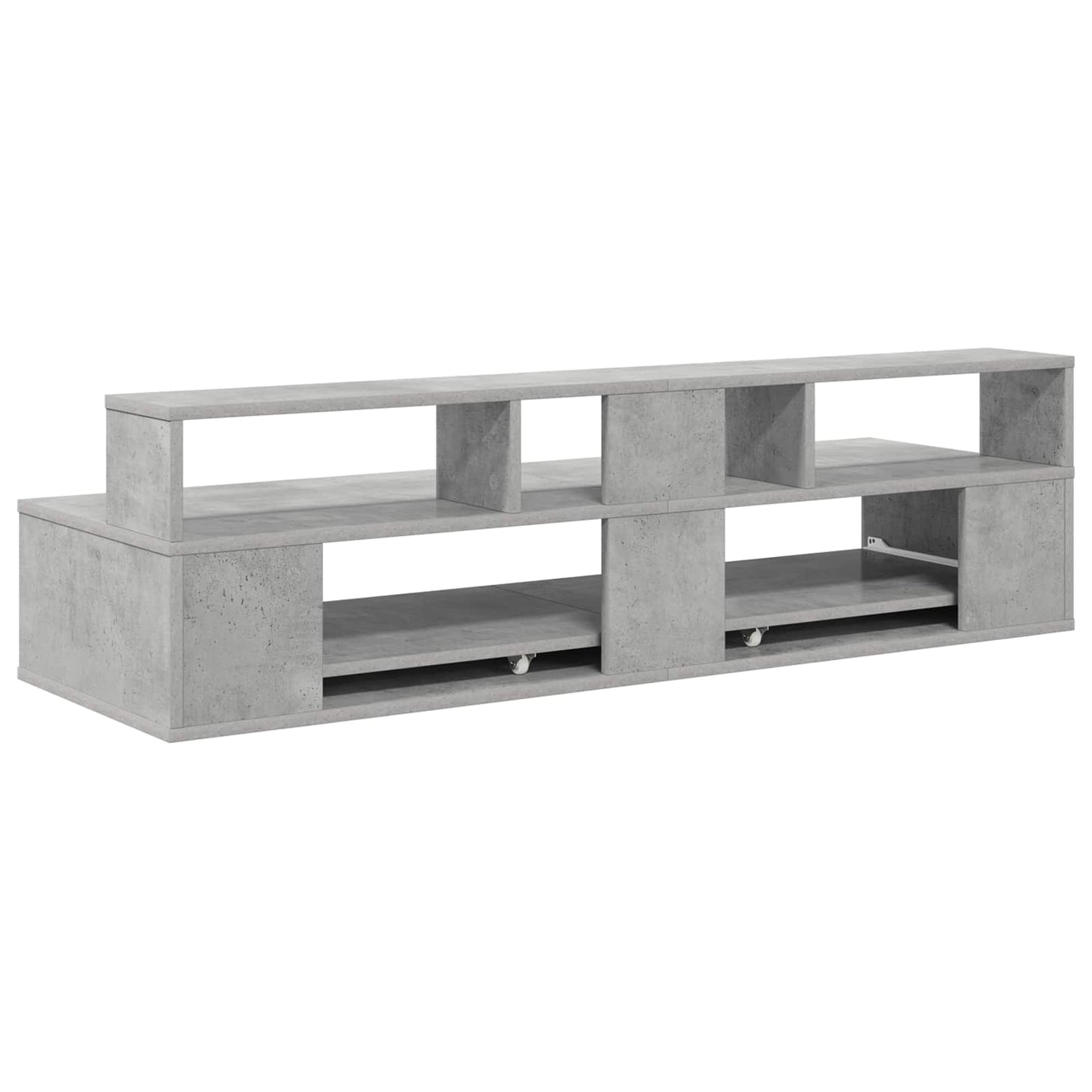 Studio Desk Concrete Grey 152 x 42.5 x 36 cm Engineered Wood