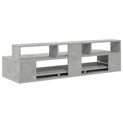 Studio Desk Concrete Grey 152 x 42.5 x 36 cm Engineered Wood