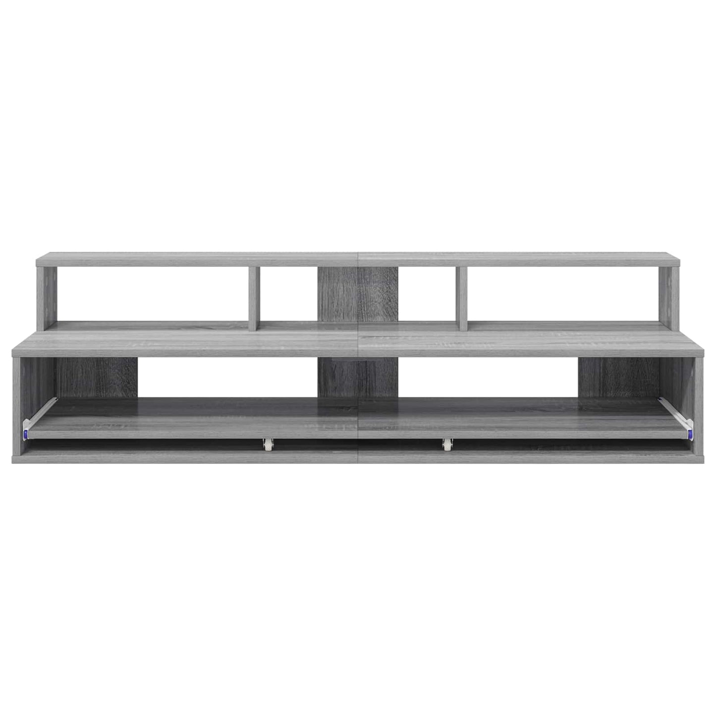Studio Desk Grey Sonoma 152 x 42.5 x 36 cm Engineered Wood