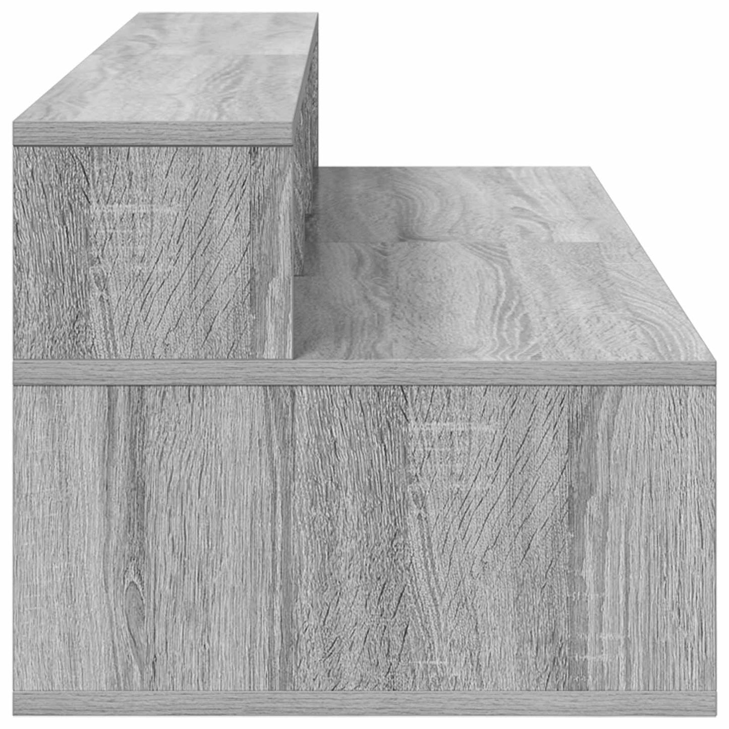 Studio Desk Grey Sonoma 152 x 42.5 x 36 cm Engineered Wood