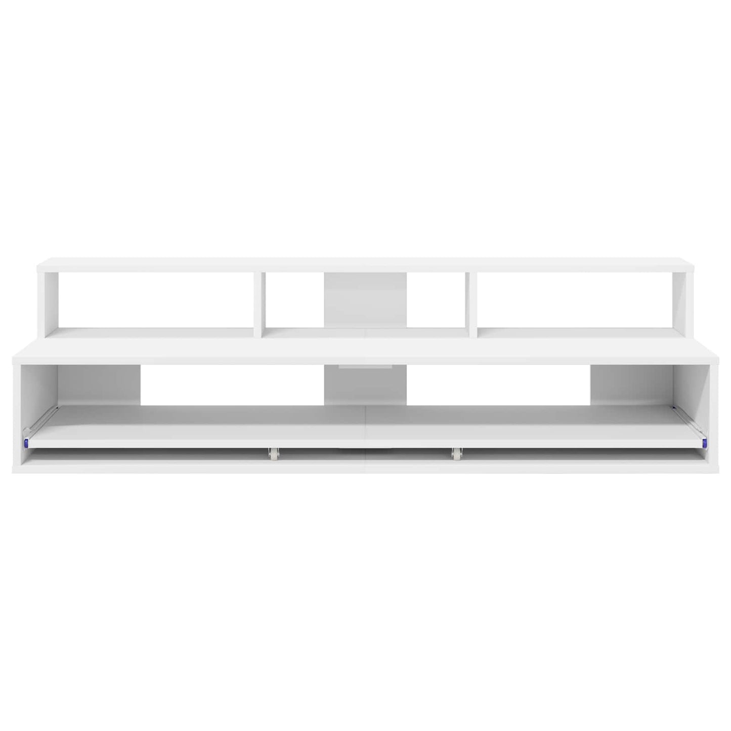 Studio Desk White 130 x 42.5 x 36 cm Engineered Wood