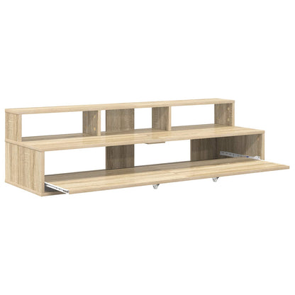 Studio Desk Sonoma Oak 130 x 42.5 x 36 cm Engineered Wood