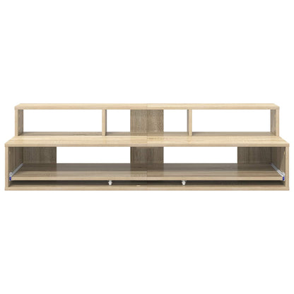 Studio Desk Sonoma Oak 130 x 42.5 x 36 cm Engineered Wood