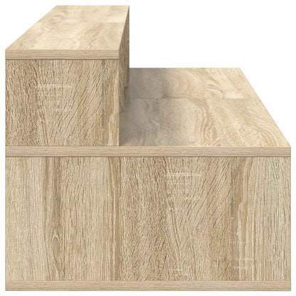Studio Desk Sonoma Oak 130 x 42.5 x 36 cm Engineered Wood
