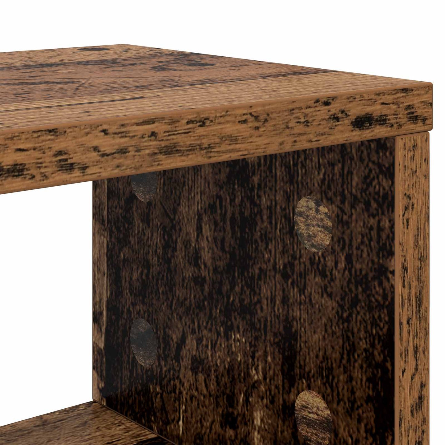 Studio Desk Old Wood 130 x 42.5 x 36 cm Engineered Wood